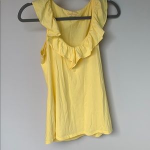 Lilly Pulitzer Nadel Top Yellow